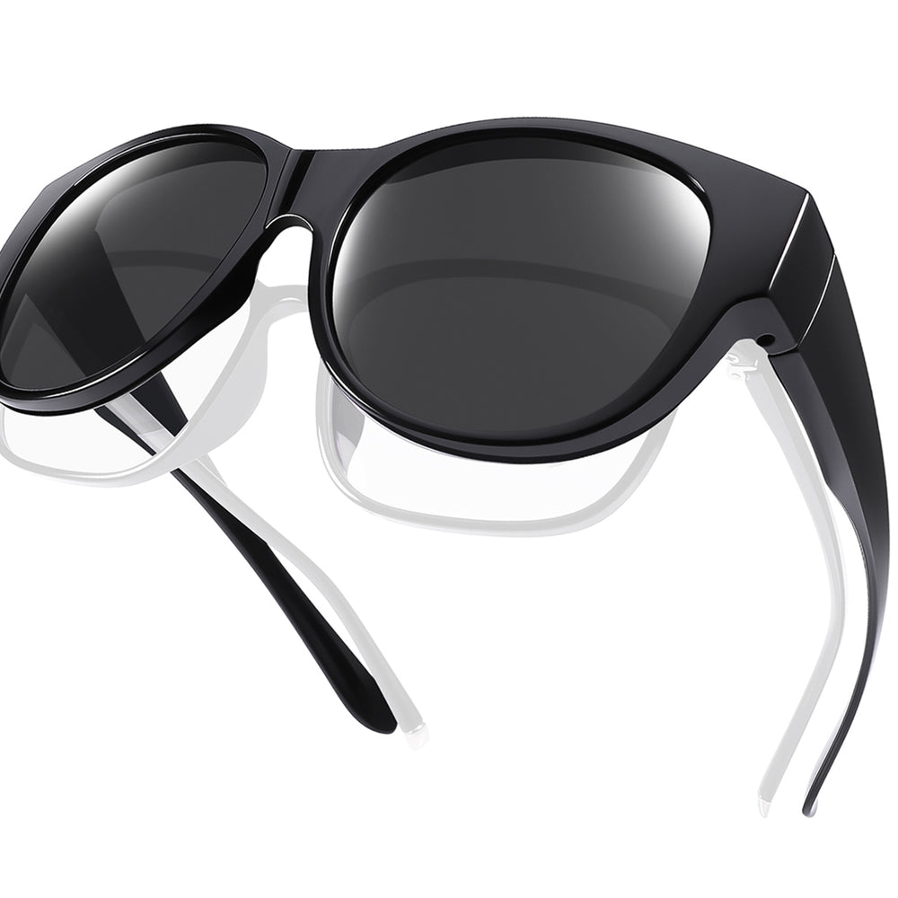 
                      
                        TINHAO Fit Over Glasses Sunglasses for Women Men Large Cat Eye Sunglasses Polarized 100% UV400
                      
                    