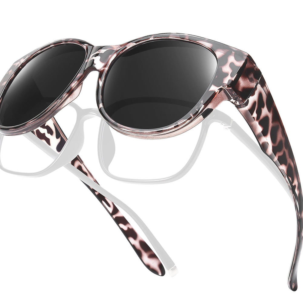 
                      
                        TINHAO Fit Over Glasses Sunglasses for Women Men Large Cat Eye Sunglasses Polarized 100% UV400
                      
                    