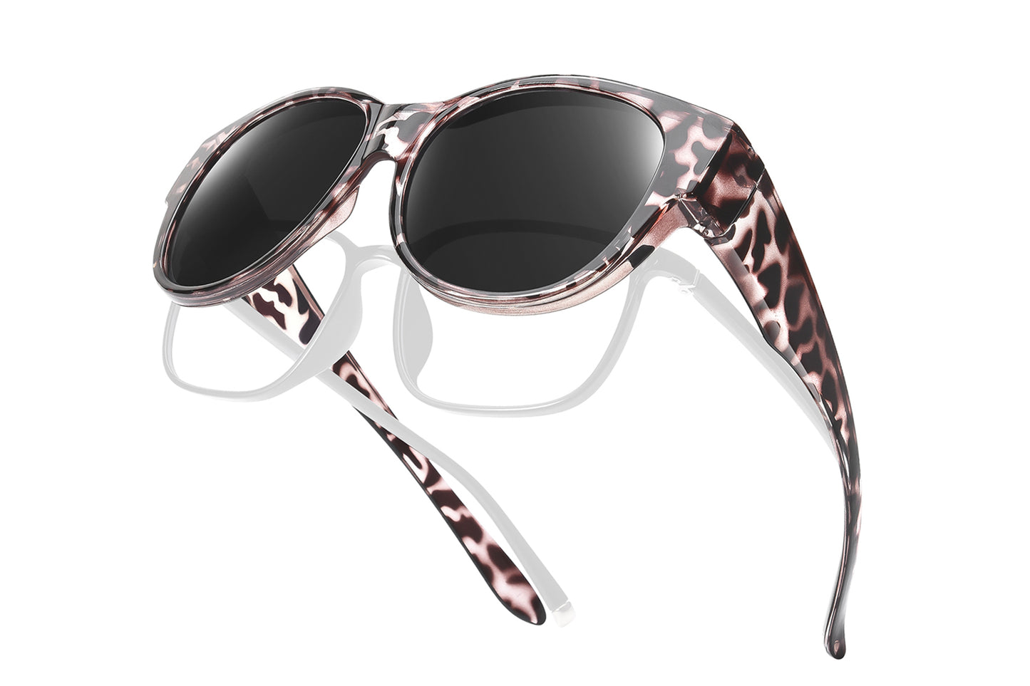 Fit Over Glasses Sunglasses丨Cat Eye丨Polarized 100% UV400 Protection丨5779