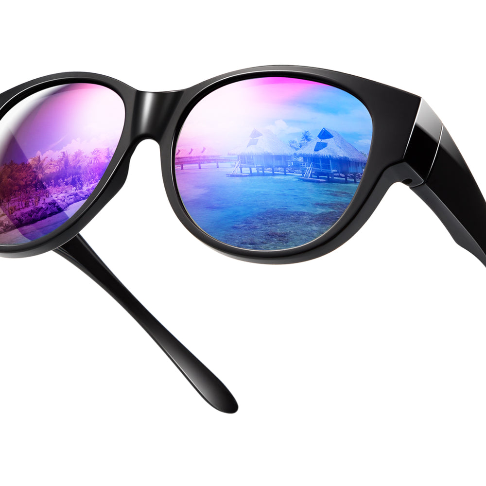
                      
                        TINHAO Wrap Around over Sunglasses Wear over Glasses Cat-eye Polarized Fit Over Glasses Sunglasses
                      
                    