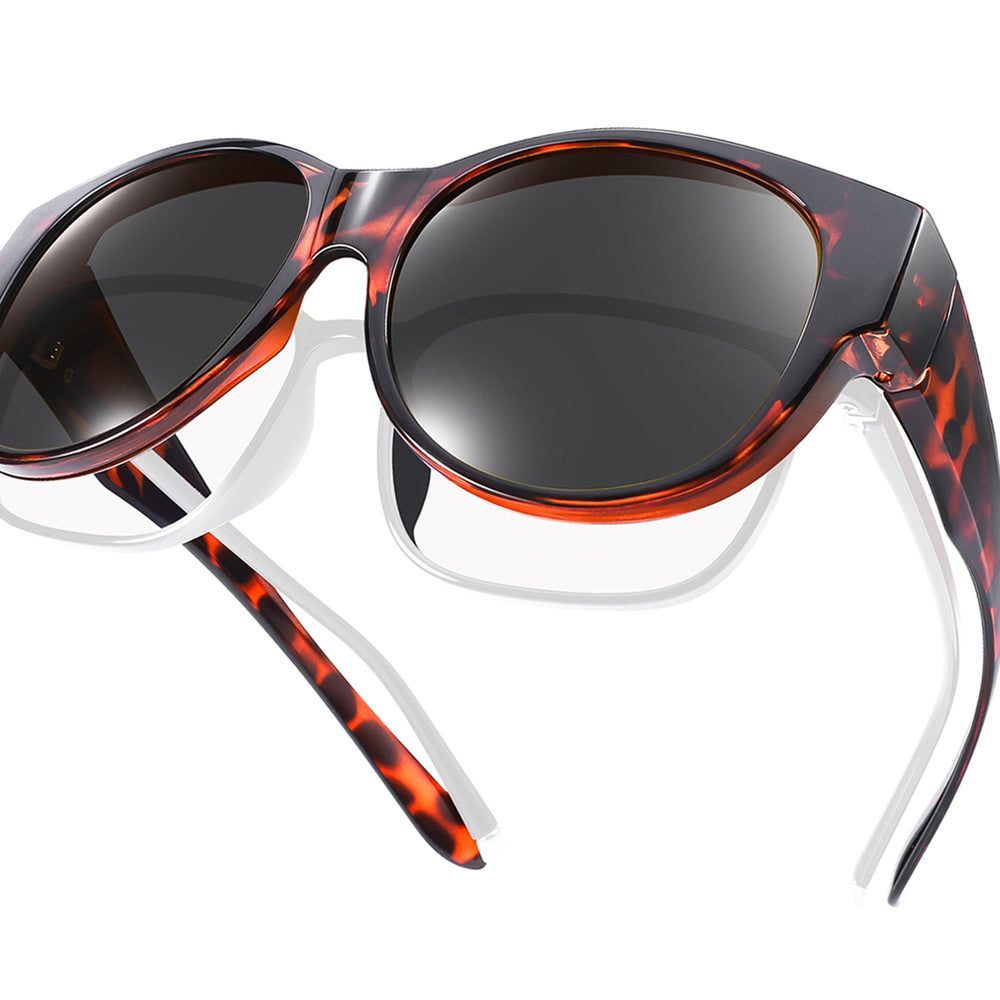 
                      
                        TINHAO Fit Over Glasses Sunglasses for Women Men Large Cat Eye Sunglasses Polarized 100% UV400
                      
                    