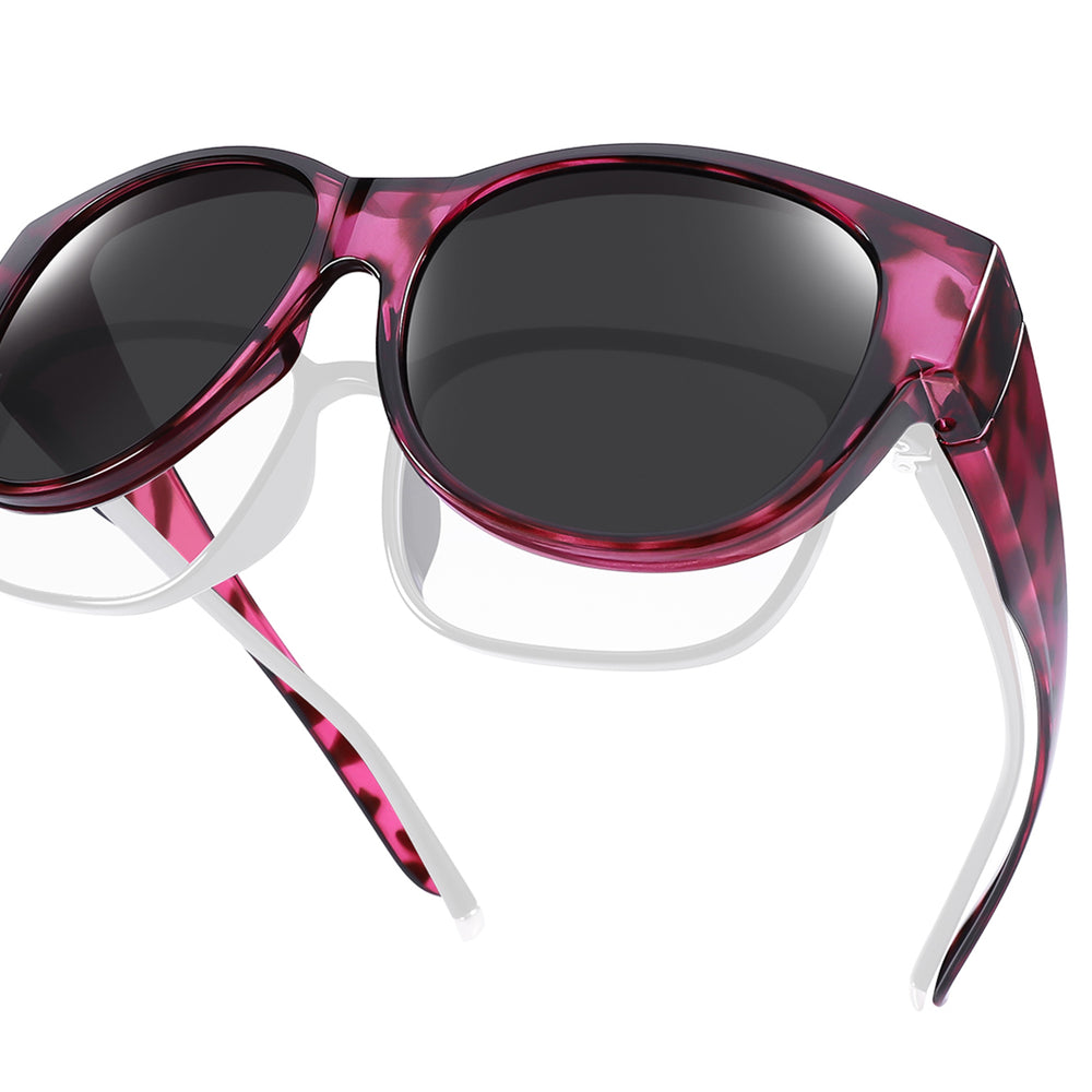 
                      
                        TINHAO Fit Over Glasses Sunglasses for Women Men Large Cat Eye Sunglasses Polarized 100% UV400
                      
                    