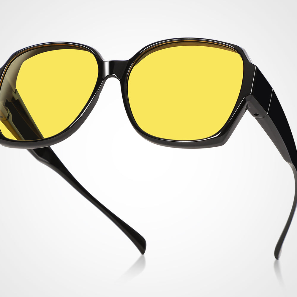 
                      
                        TINHAO Night Driving Fit Over Glasses Anti-Glare Night Vision Glasses for Men Women Oversized Nighttime Glasses Yellow Lens
                      
                    