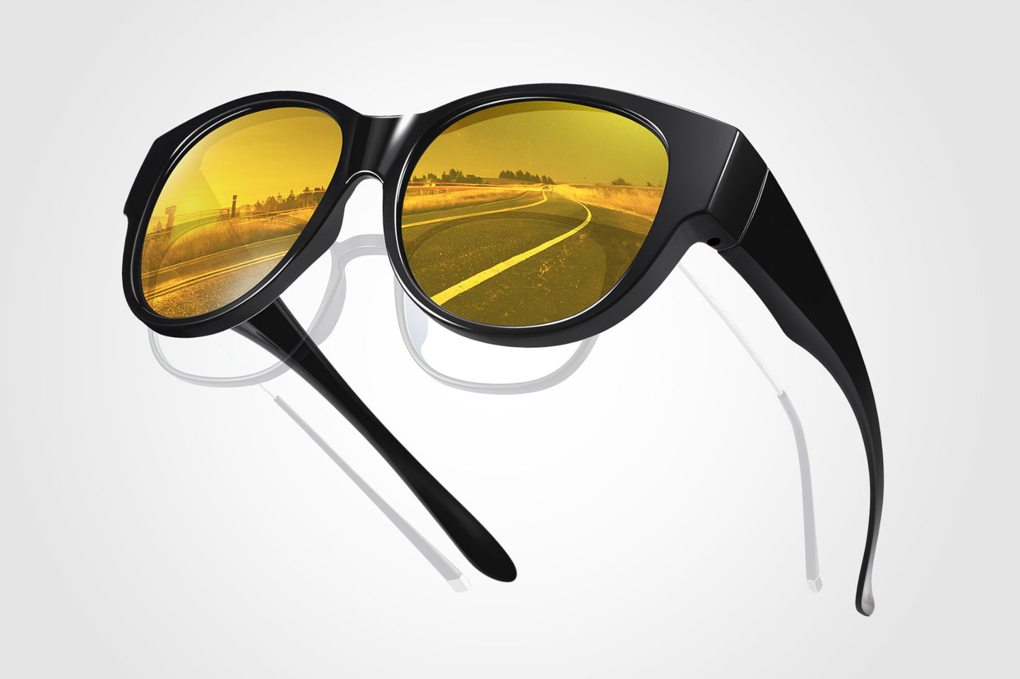 night vision goggles for driving Fit over sunglasses丨Cat eye Night Vision 5779丨TINHAO