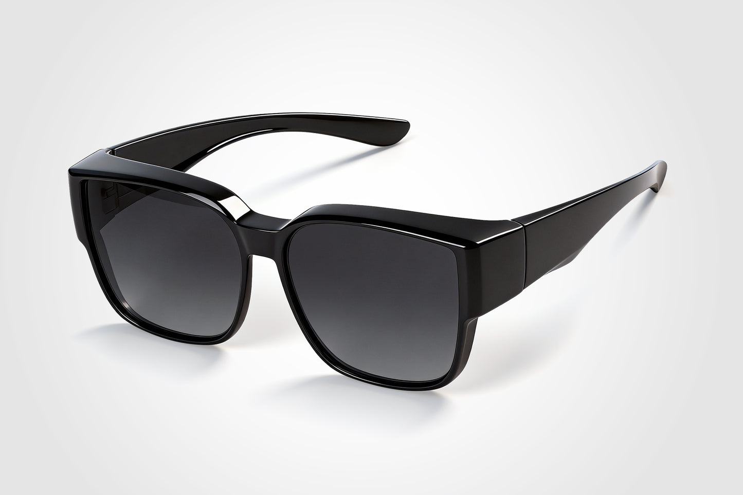 Polarized Fit Over Sunglasses for Men Women, UV400 Over Glasses Sunglasses, Lightweight 24g TR90 Oversize Fitover for Driving Fishing