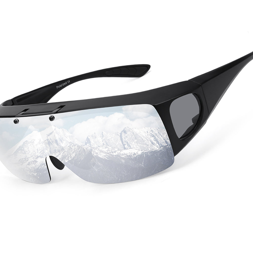 
                      
                        Polarized Sunglasses Fit Over Prescription Glasses for Men Women Flip Up Shield Wrap Around Driving Sunglasses
                      
                    