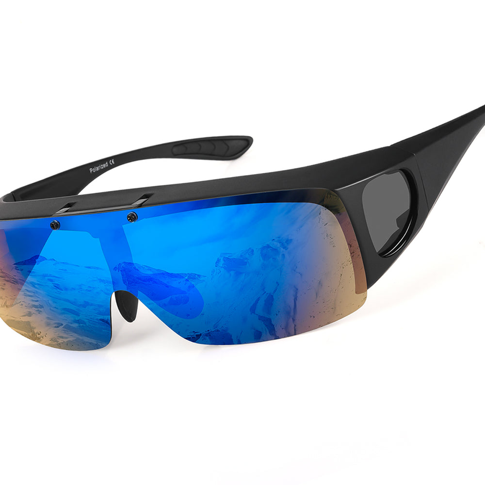 
                      
                        Polarized Sunglasses Fit Over Prescription Glasses for Men Women Flip Up Shield Wrap Around Driving Sunglasses
                      
                    