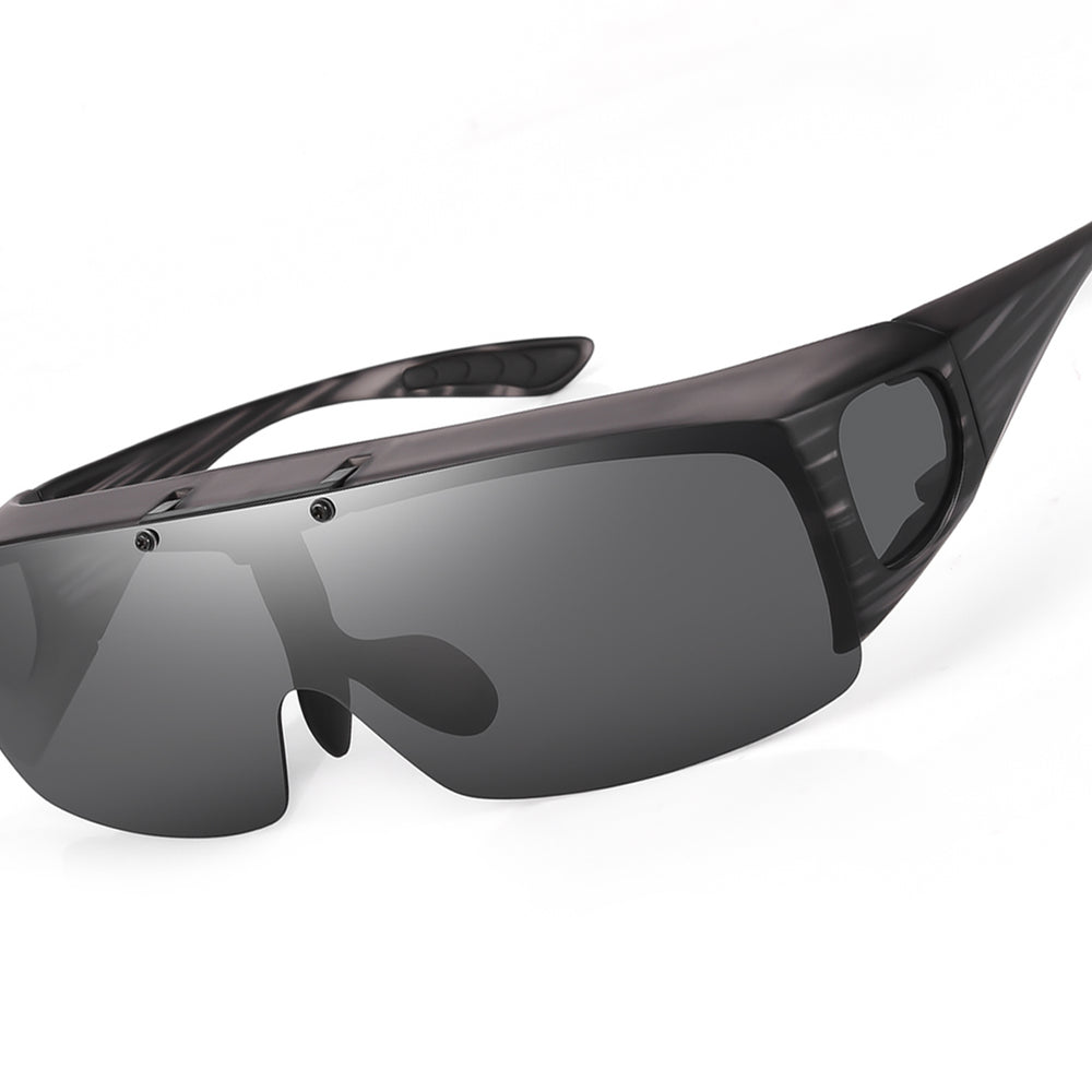 
                      
                        Polarized Sunglasses Fit Over Prescription Glasses for Men Women Flip Up Shield Wrap Around Driving Sunglasses
                      
                    