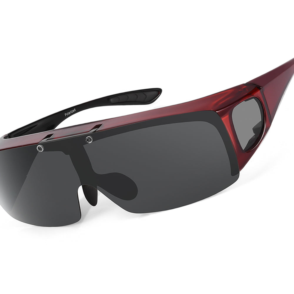 
                      
                        Polarized Sunglasses Fit Over Prescription Glasses for Men Women Flip Up Shield Wrap Around Driving Sunglasses
                      
                    