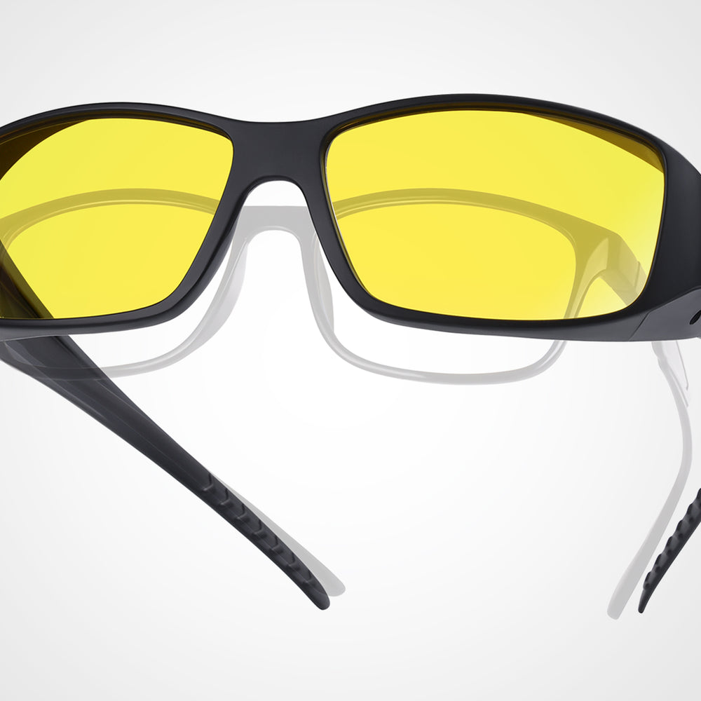 
                      
                        TINHAO HD Polarized Night Driving Glasses Fit Over Glasses for Men & Women Yellow Night Vision Glasses for Driving DY014
                      
                    