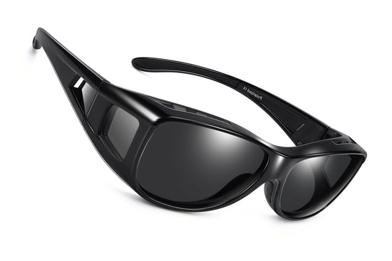 Fit over sunglasses丨polarized-lens丨black lens丨0024丨
