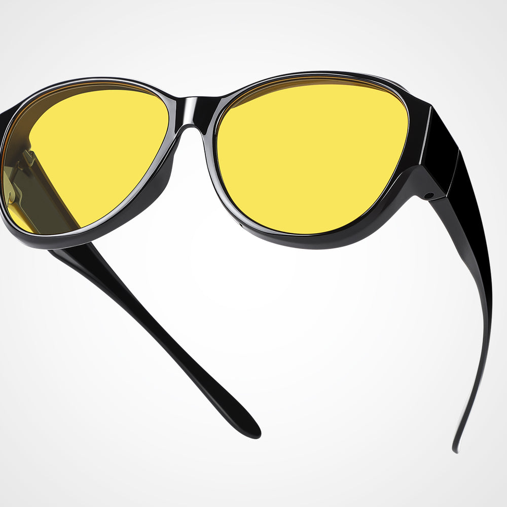 
                      
                        TINHAO Night Driving Fit Over Glasses Anti-Glare Night Vision Glasses for Men Women Oversized Nighttime Glasses Yellow Lens
                      
                    