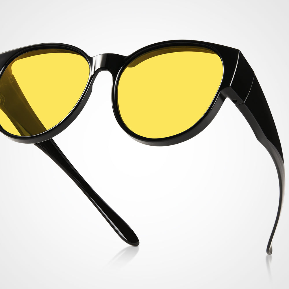 
                      
                        TINHAO Night Driving Fit Over Glasses Anti-Glare Night Vision Glasses for Men Women Oversized Nighttime Glasses Yellow Lens
                      
                    