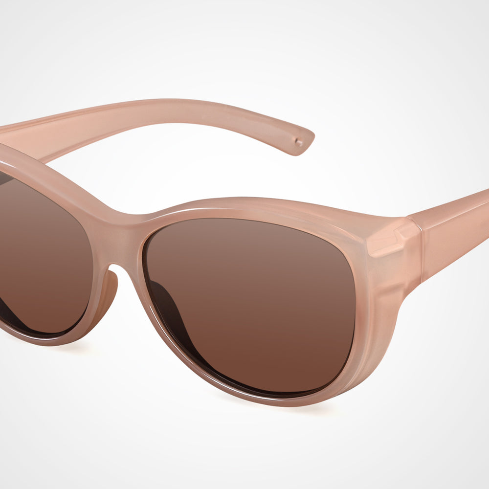 
                      
                        TINHAO Polarized Fit Over Glasses Sunglasses for Women UV Protection, Trendy Oversized Cat Eye Sunglasses for Driving Riding
                      
                    