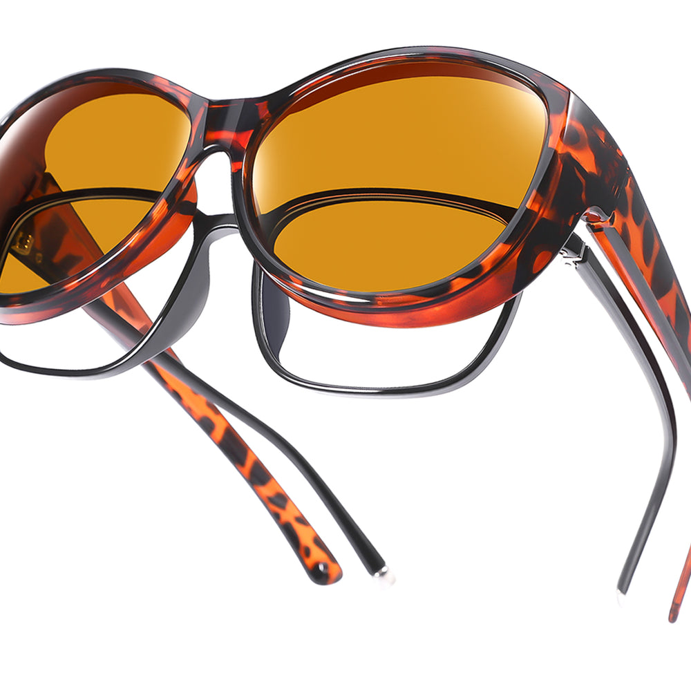 
                      
                        TINHAO Womens Polarized Fit Over Glasses Sunglasses Wear over Glasse with UV Protection
                      
                    