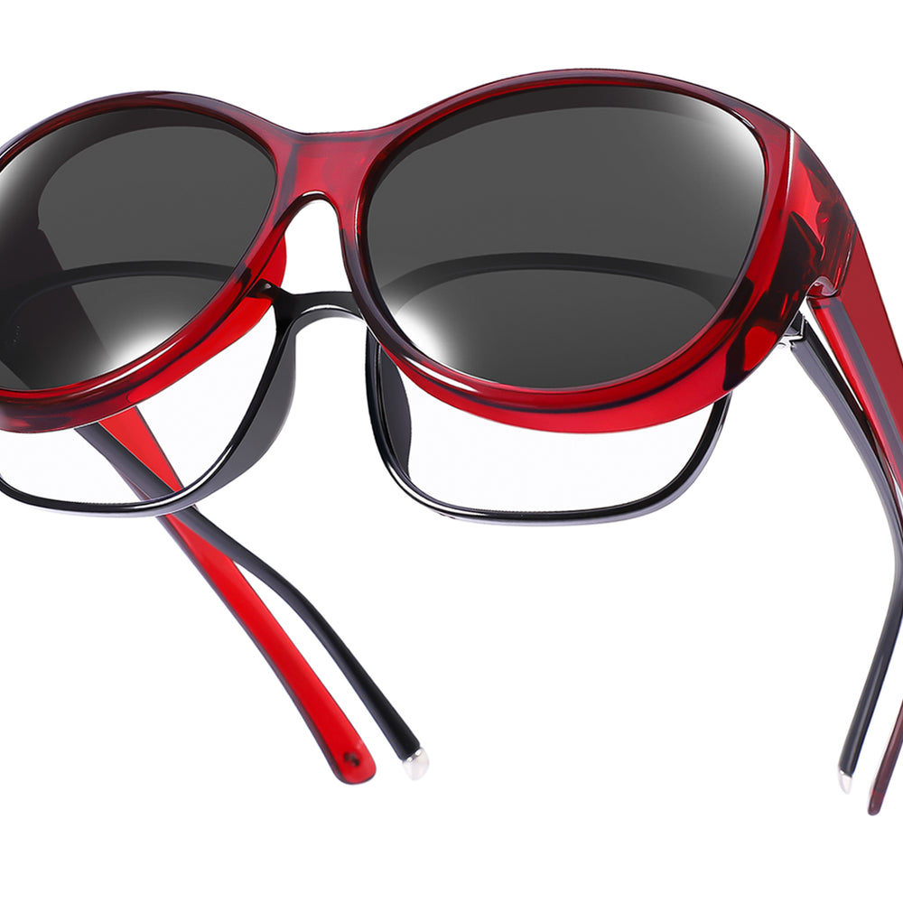 
                      
                        TINHAO Womens Polarized Fit Over Glasses Sunglasses Wear over Glasse with UV Protection
                      
                    