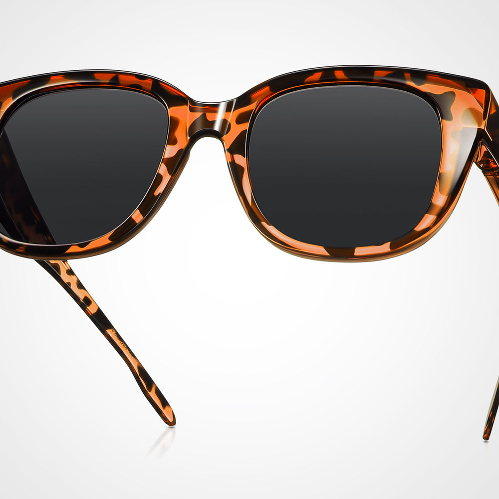 TINHAO Polarized Sunglasses Fit Over Glasses for Women Square Wear Over Sunglasses UV Protection Lightweight