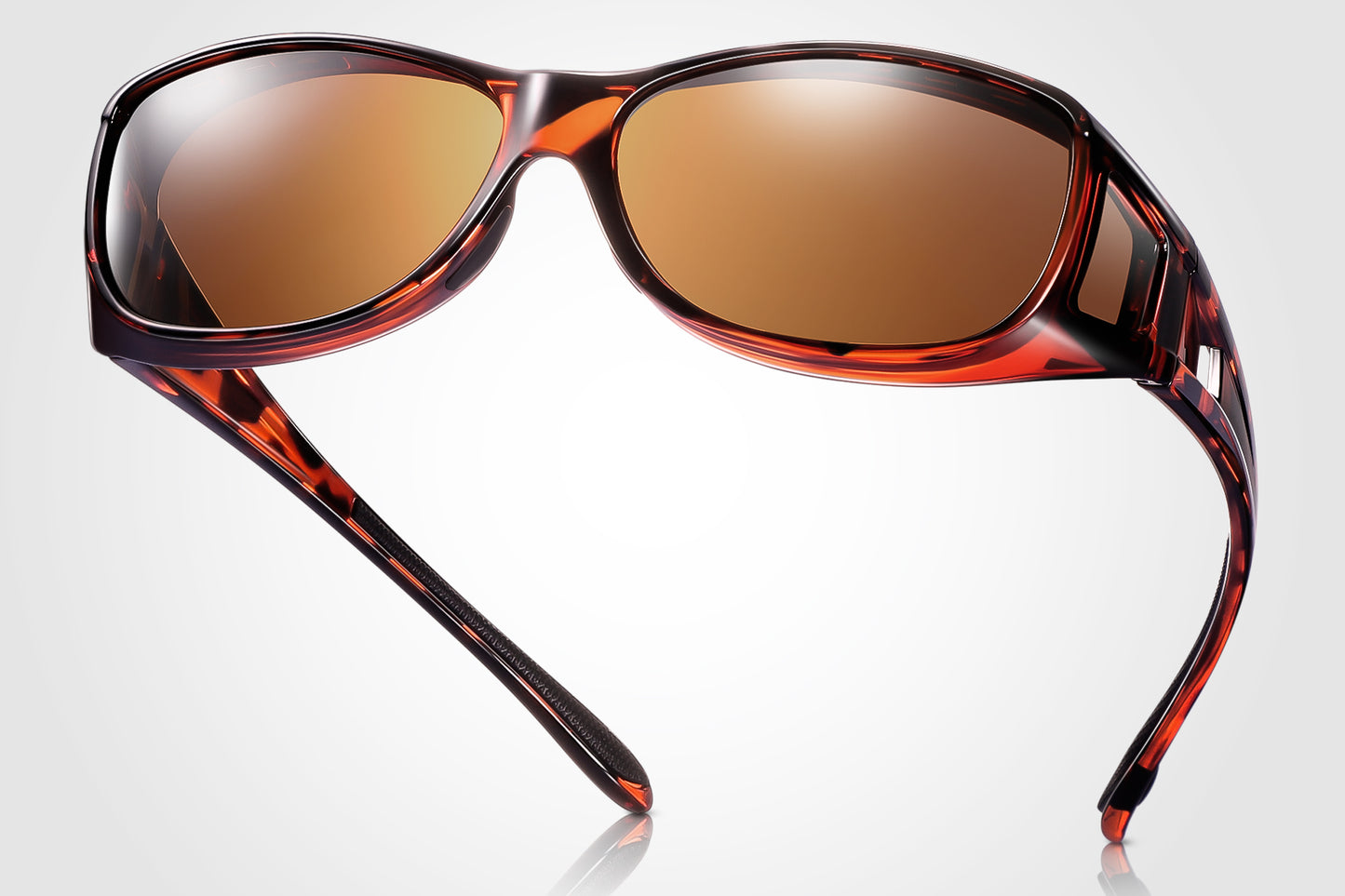 Fit over sunglasses丨Side Lens Leopard Brown Lens 0024