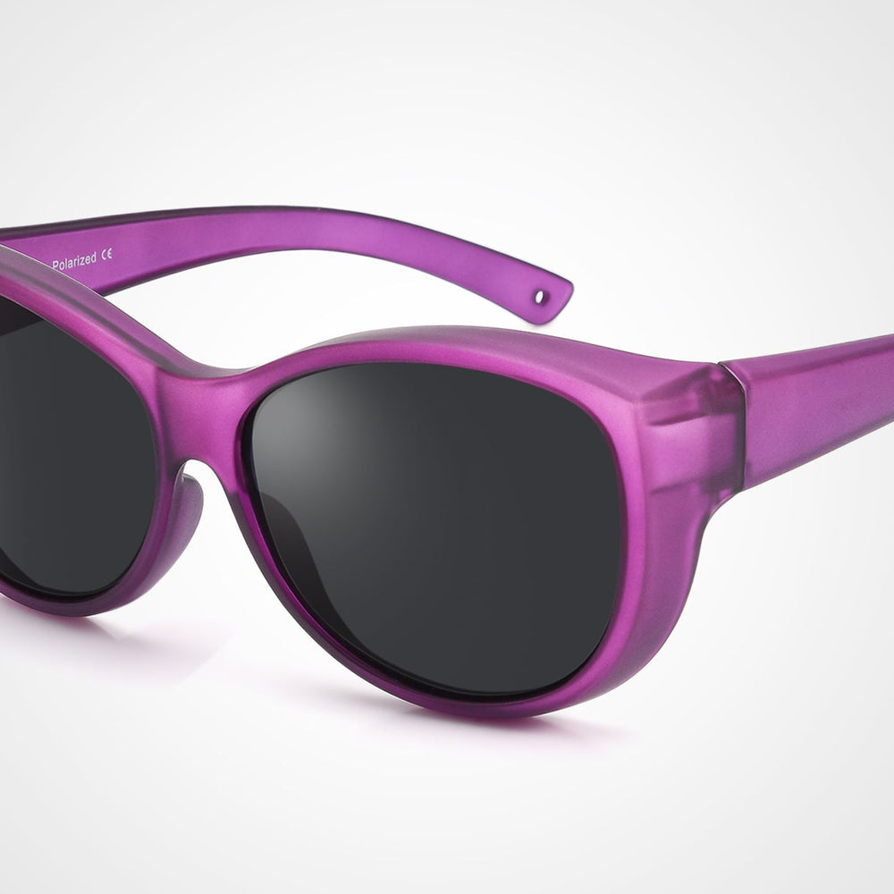 
                      
                        TINHAO Polarized Fit Over Glasses Sunglasses for Women UV Protection, Trendy Oversized Cat Eye Sunglasses for Driving Riding
                      
                    