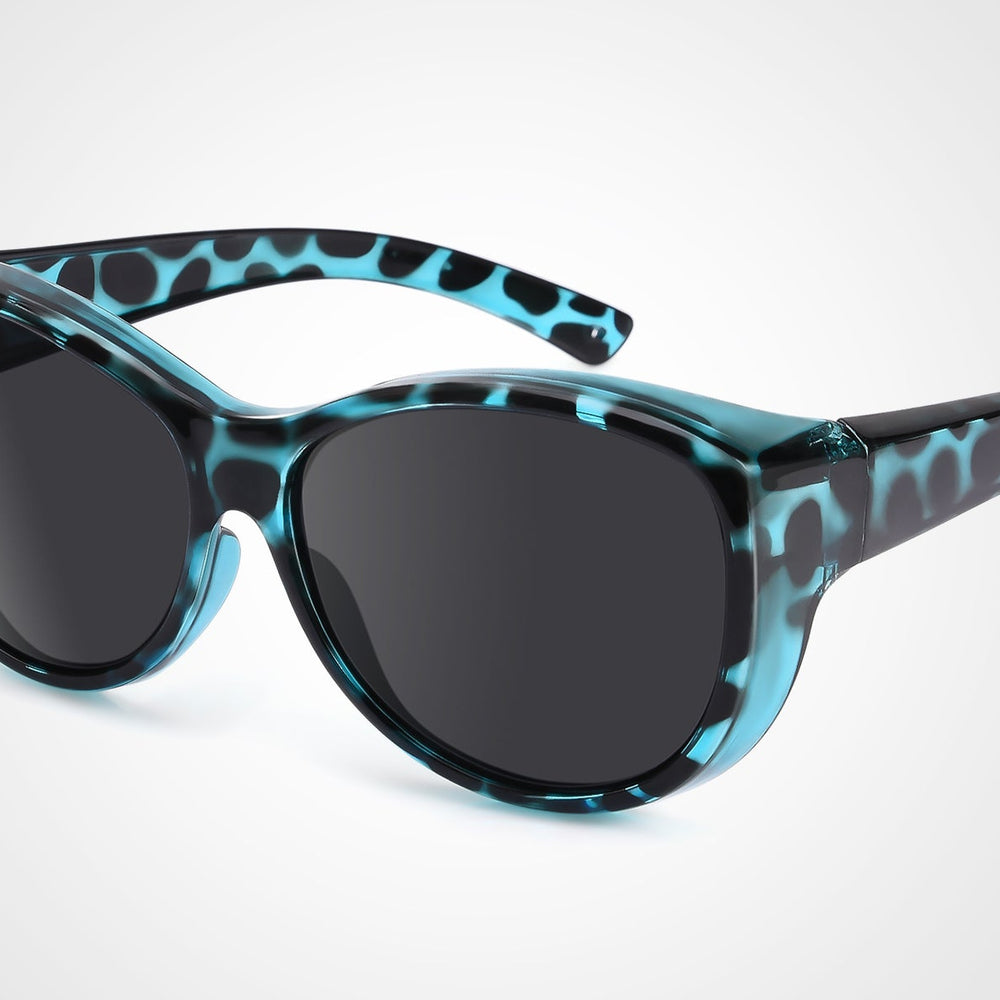 
                      
                        TINHAO Polarized Fit Over Glasses Sunglasses for Women UV Protection, Trendy Oversized Cat Eye Sunglasses for Driving Riding丨 Leopard
                      
                    