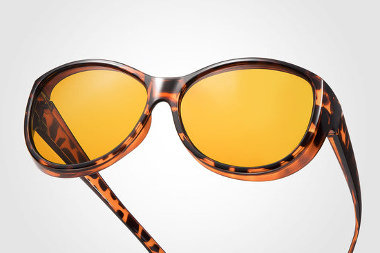 Fit over sunglasses丨Over Sized Leopard Brown Lens 0045