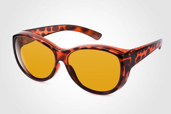 Fit over sunglasses丨Over Sized Leopard Brown Lens 0045