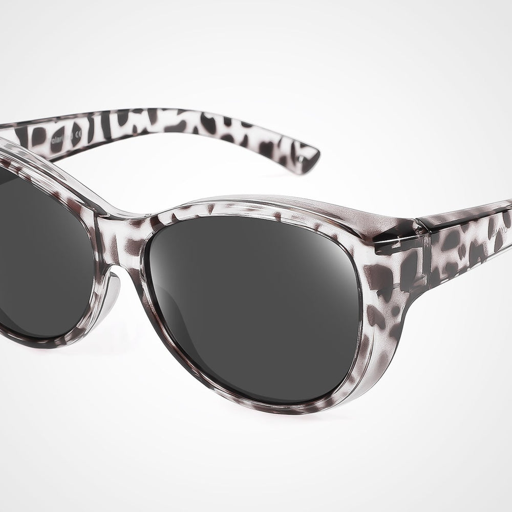 
                      
                        TINHAO Polarized Fit Over Glasses Sunglasses for Women UV Protection, Trendy Oversized Cat Eye Sunglasses for Driving Riding丨 Leopard
                      
                    