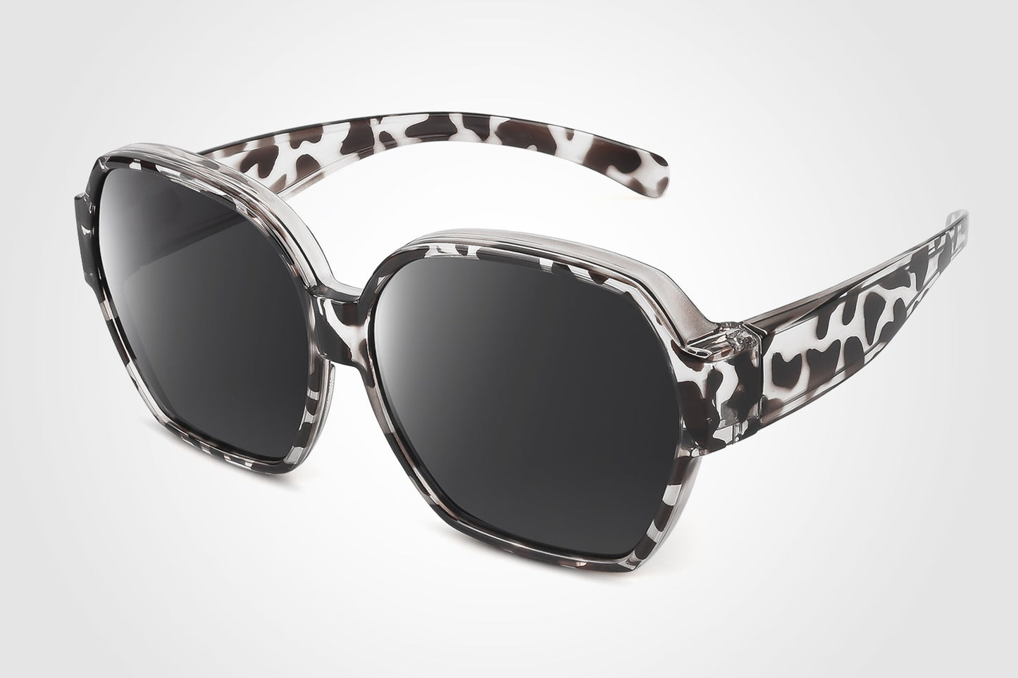 Coyne Square Leopard Prescription Sunglasses