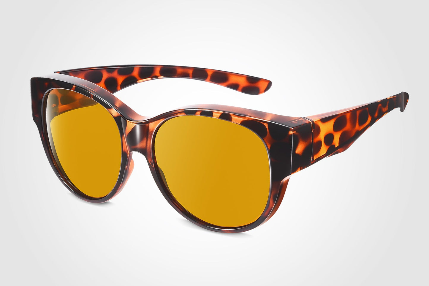 Fit over sunglasses丨Cat eye Leopard Brown Lens 5779