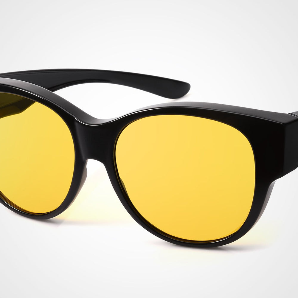 
                      
                        TINHAO Night Driving Glasses Fit Over Prescription Glasses Anti Glare Night Vision Glasses for Men Women
                      
                    