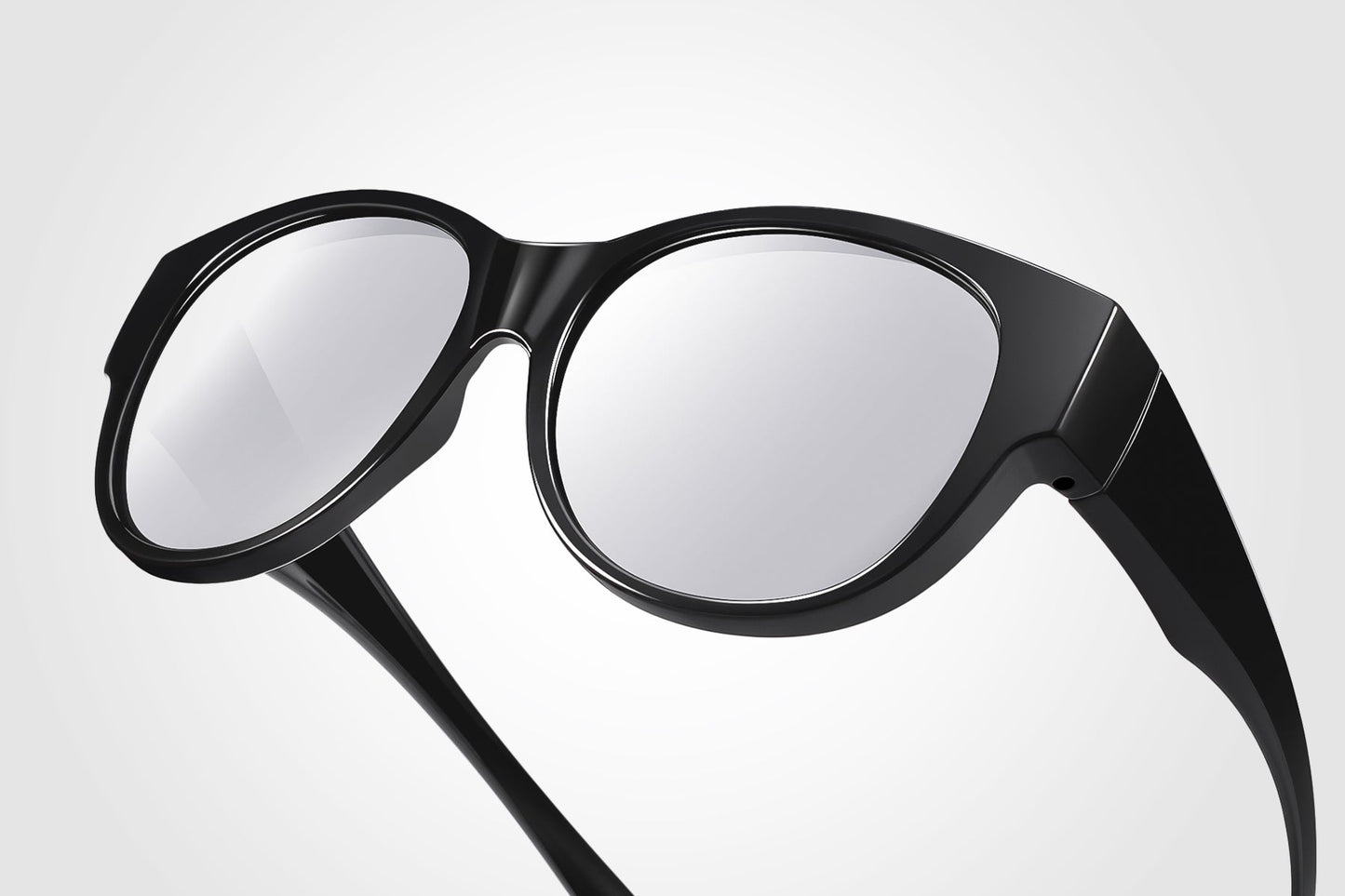Fit over sunglasses丨Cat eye Mirrored Lens 5779