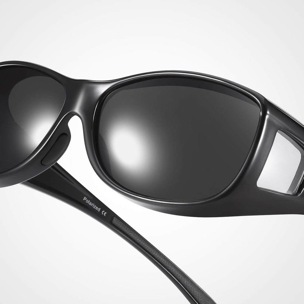 
                      
                        Fit Over Glasses Sunglasses Wrap Around Polarized Sunglasses for Men Women with UV400 Protection for Driving
                      
                    